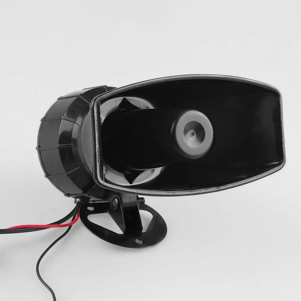 Thumbnail: Car Alarm Police Fire Megaphone Siren Horn PA Speaker Best Quality MIC System 