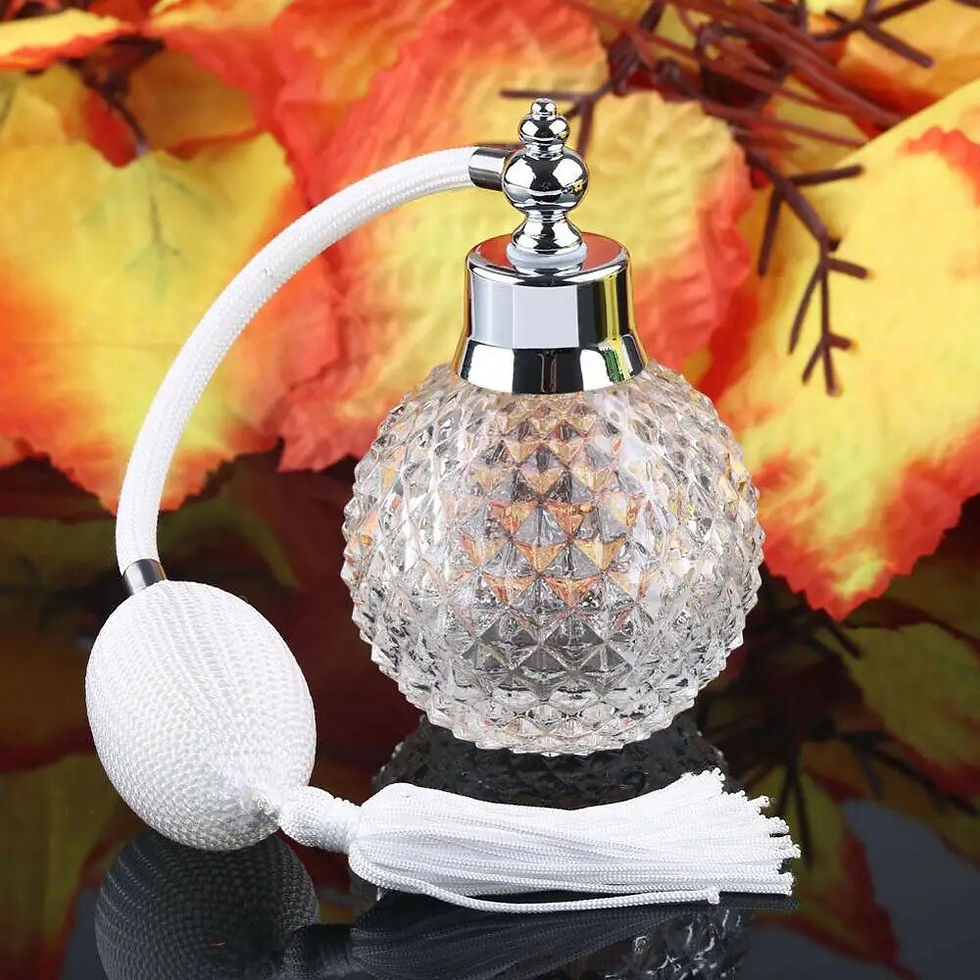 Thumbnail: 100ml Vintage Crystal Perfume Bottle Spray Atomizer Glass Bottle Lady Gift
