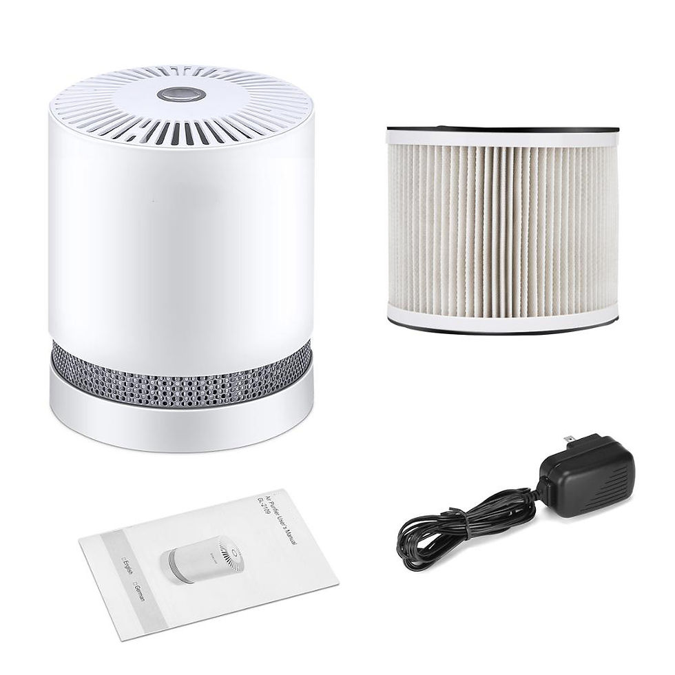 Thumbnail: Air Purifier For Home True HEPA Filters Compact Desktop Purifiers Filtration 