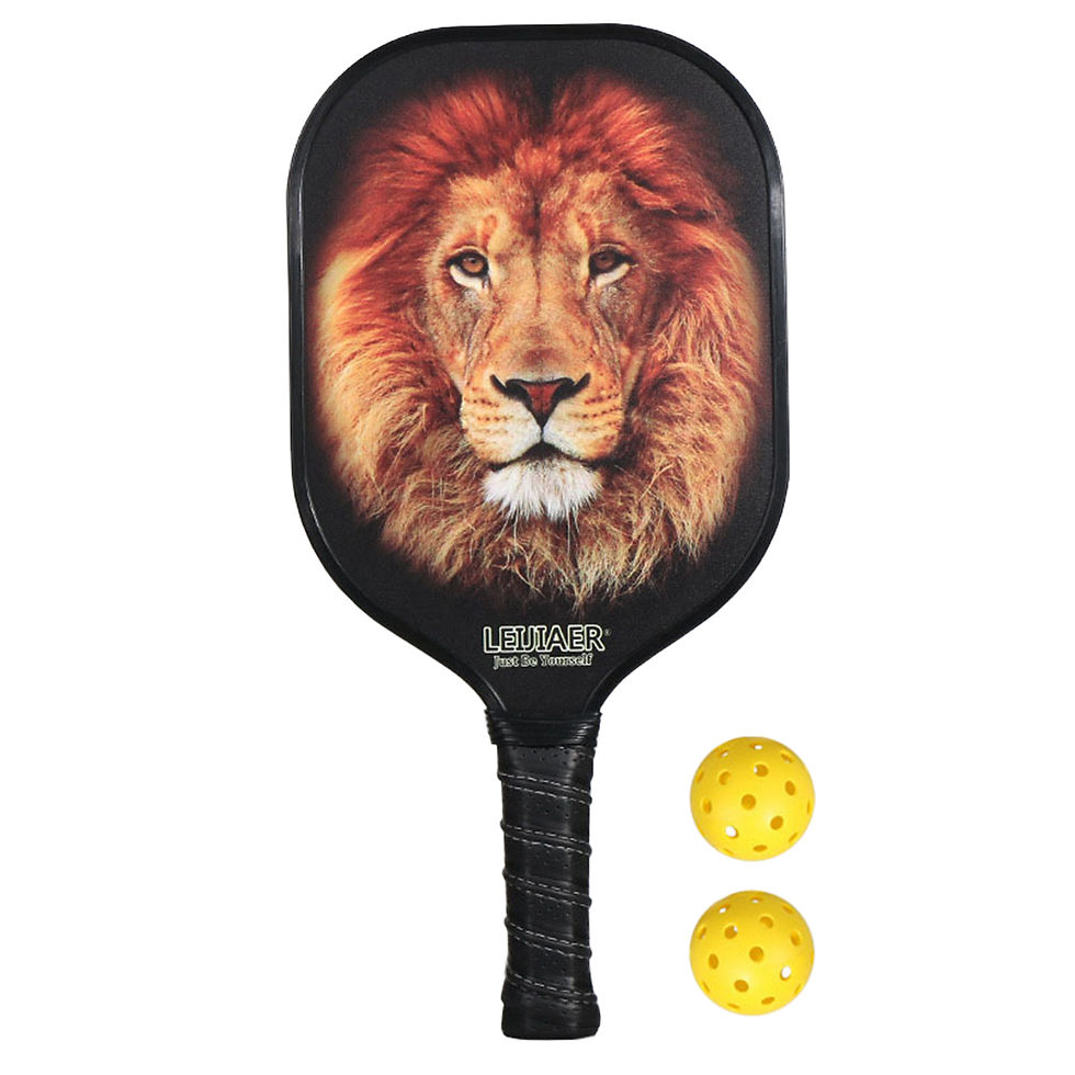 Thumbnail: Ultralight Pickleball Paddle and Ball Set Carbon Fiber Surface Pickle Ball 