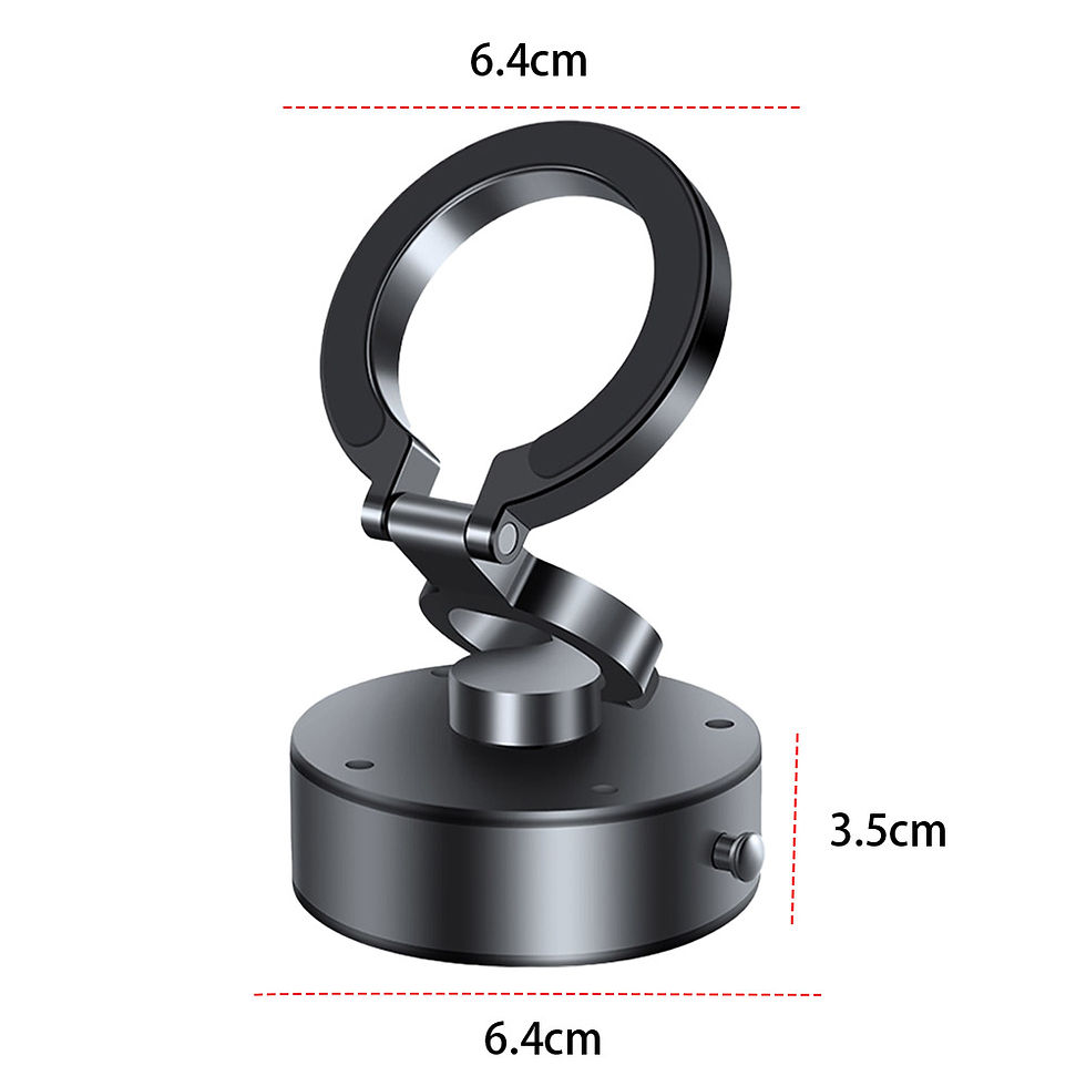 Thumbnail: Magnetic Car Phone Holder Stand Dashboard Magnet Car Mount Foldable Phone Stand 
