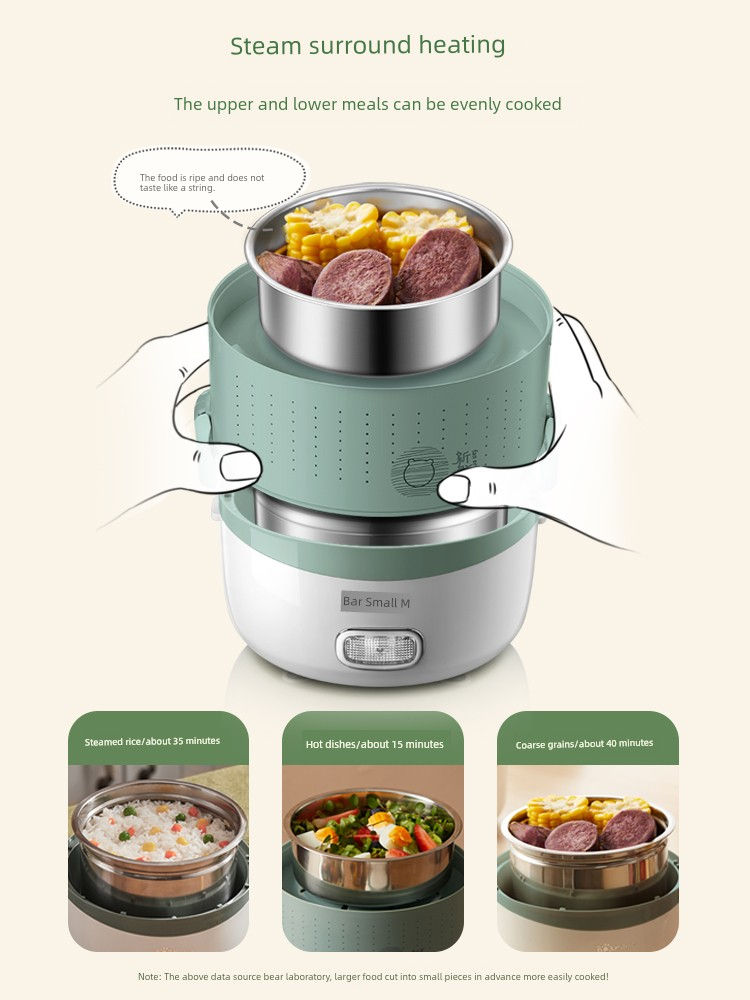Thumbnail: Bear Electric Lunch Box Heating Lunch Box Plug-in Electric Office Worker 