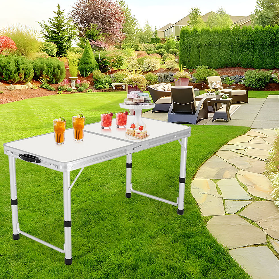 Thumbnail: Portable Camping Foldable Table with Handle Lightweight Coffee Tables Outdoor