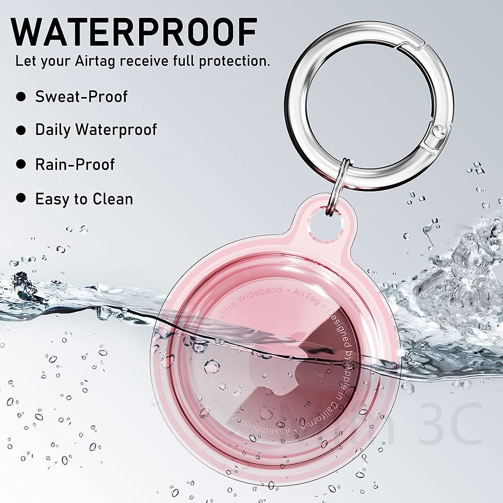 Thumbnail: Transparent 4 Pack For Airtag Keychain  For Airtag Holder Case Waterproof 