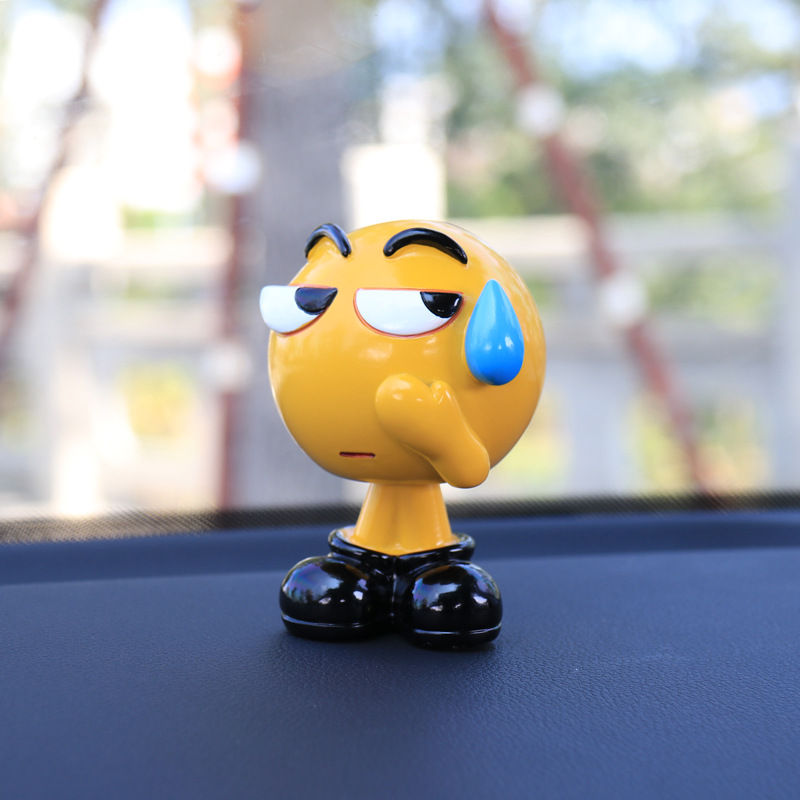 Thumbnail: Car decoration creative shaking head doll expression bag cute cartoon car person