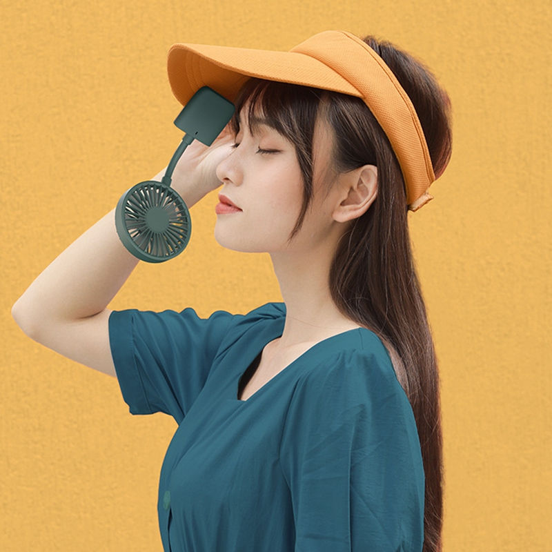 Thumbnail: Mini Portable Clip-On Fan USB Rechargeable Cooling Fans Desktop Fan Dormitory
