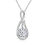 Thumbnail: OXTAO 8MM Infinity Moissanite Pendant Necklace Female Jewelry Sterling 925 