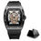 Thumbnail: Baogela Fashion Mens Skeleton Skull Luminous Quartz Watches Military Style