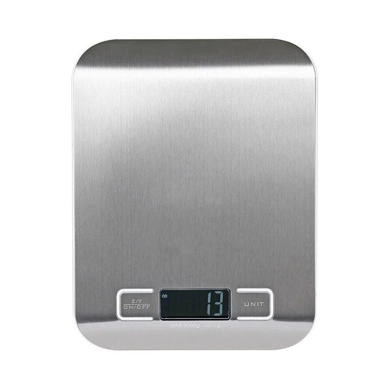 Thumbnail: Household Stainless Steel Baking Kitchen Scale Electronic Scale Food Gram 