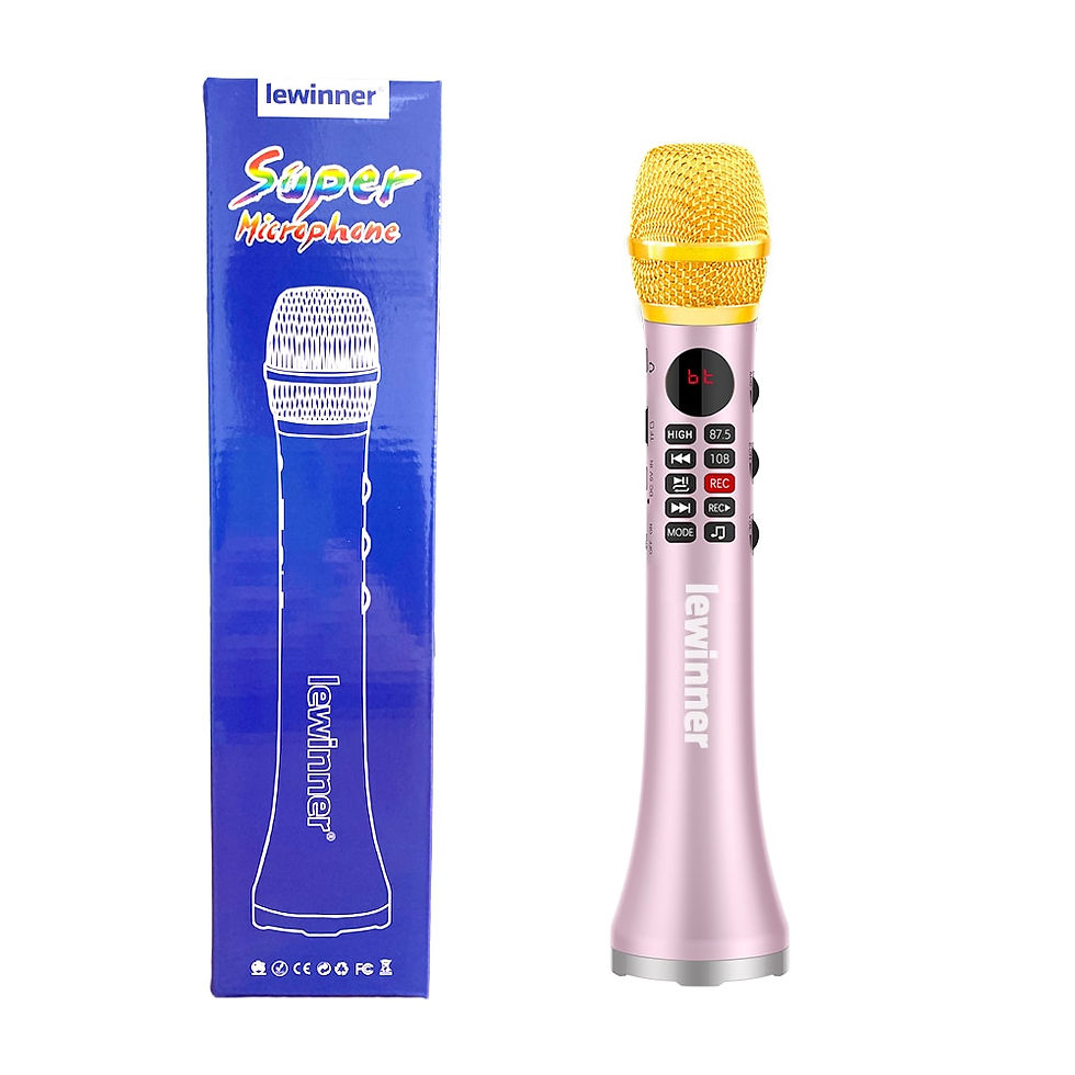 Thumbnail: Lewinner L-699 Professional Karaoke Microphone Wireless Speaker Portable 