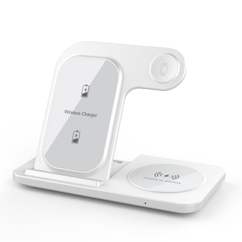 Thumbnail: 3 in 1 Wireless Charger Stand Pad For iPhone 14 13 12 11 X Max Foldable Fast 