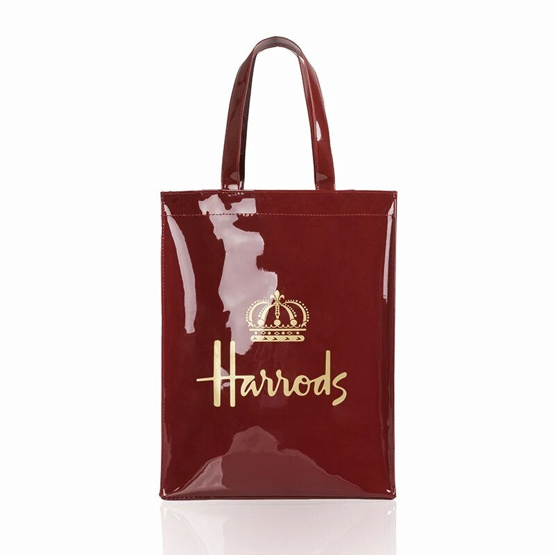 Thumbnail: Simple Stylish PVC Reusable Shopping Purses Luxury Brand Eco Friendly 