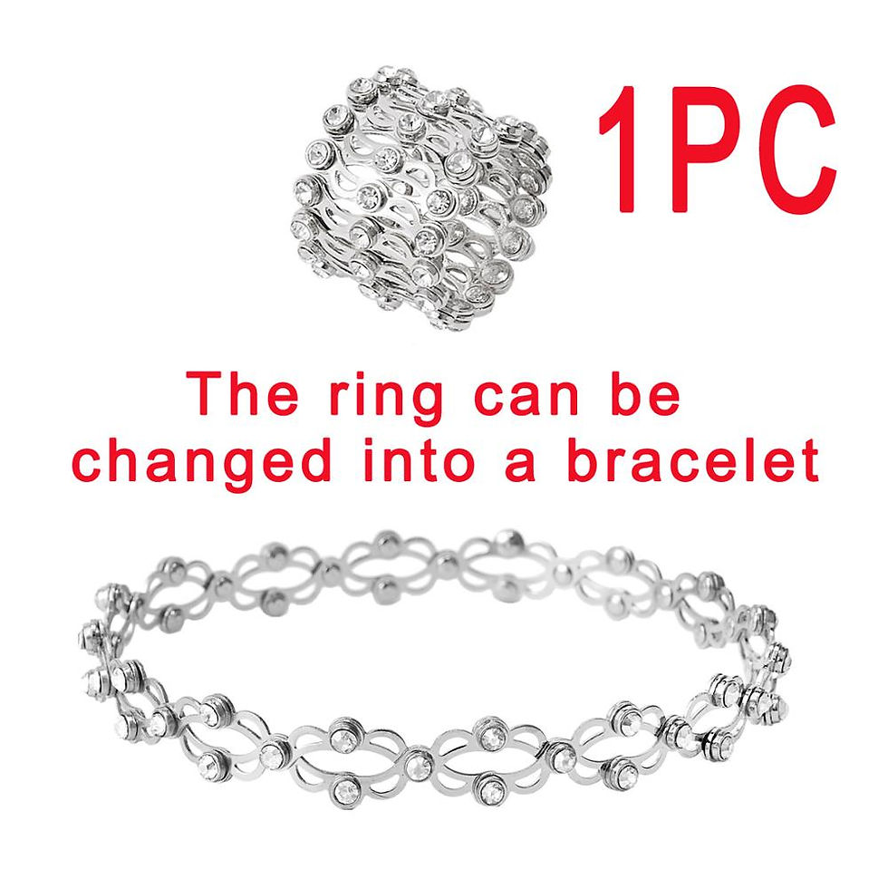 Thumbnail: 2 in 1 Magic Retractable Ring Bracelet Creative