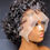 Thumbnail: Short Curly Lace Front Wig Human Hair 13x1 Pixie