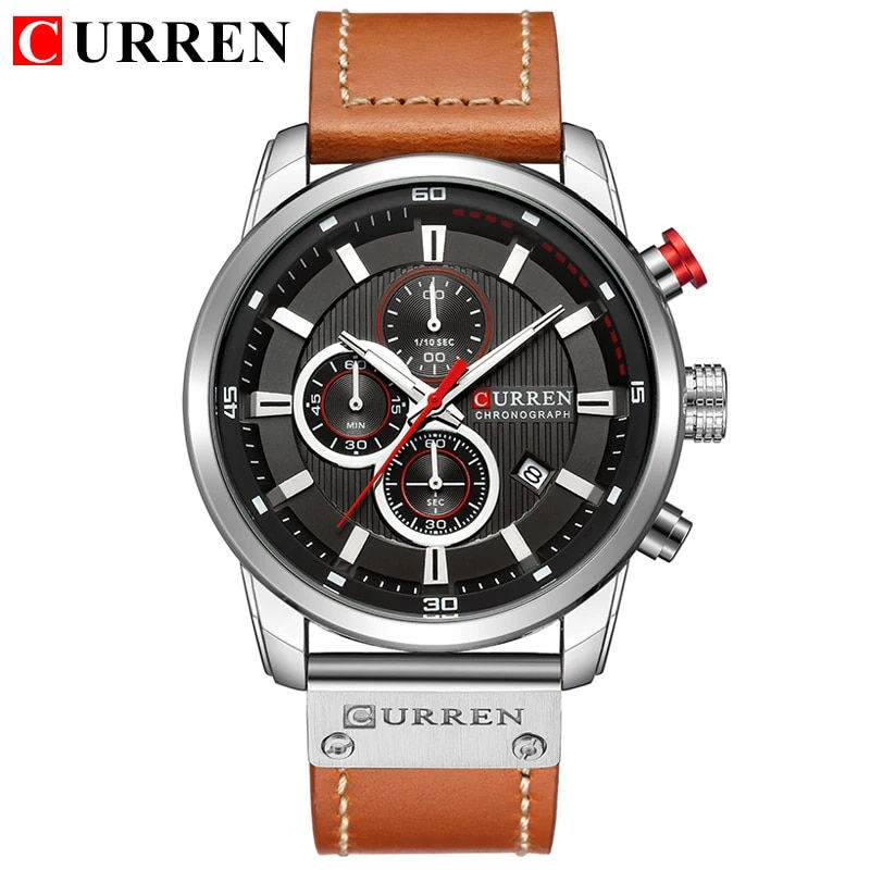 Thumbnail: CURREN Fashion Date Quartz Men Watches Top Brand Luxury Male Clock Chronograph