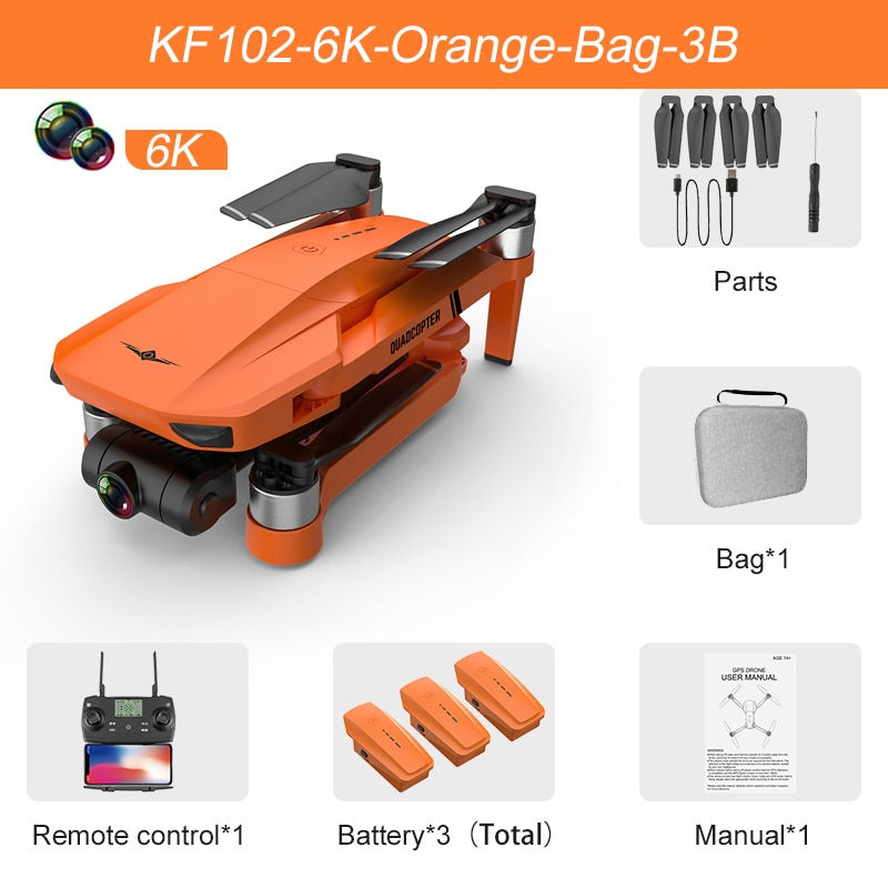 Thumbnail: 2023 New GPS Drone 4k Profesional 8K HD Camera 2-Axis Gimbal Anti-Shake Aerial 