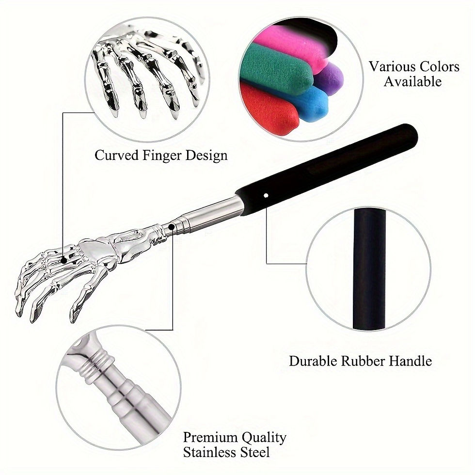 Thumbnail: Portable Extendable Back Scratcher Stainless Steel Telescoping Back Scratcher 