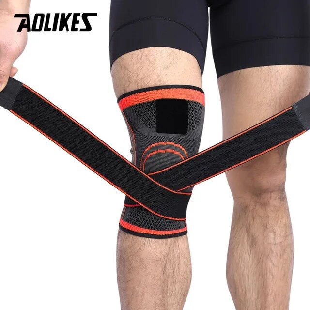 Thumbnail: AOLIKES 1PCS Knee Support Professional Protective Sports Knee Pad Breathable 