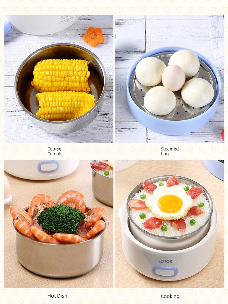 Thumbnail: Coati Electric Lunch Box Plug-in Electric Heating Cooking Rice Handy 