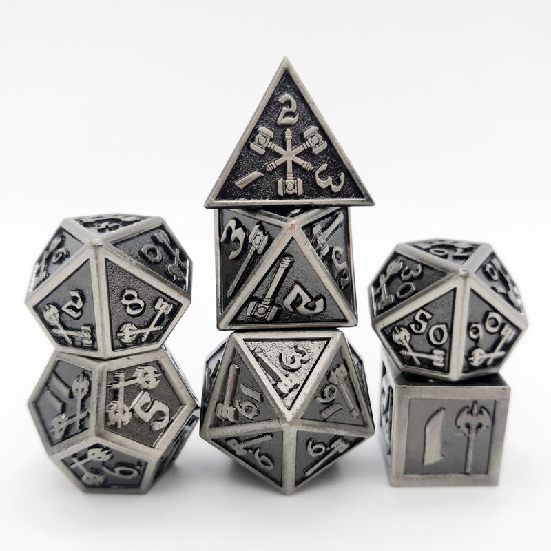 Thumbnail: Professional 7 Pieces Metal Dnd Dice Role Playing Dice for Dungeons and Dragons