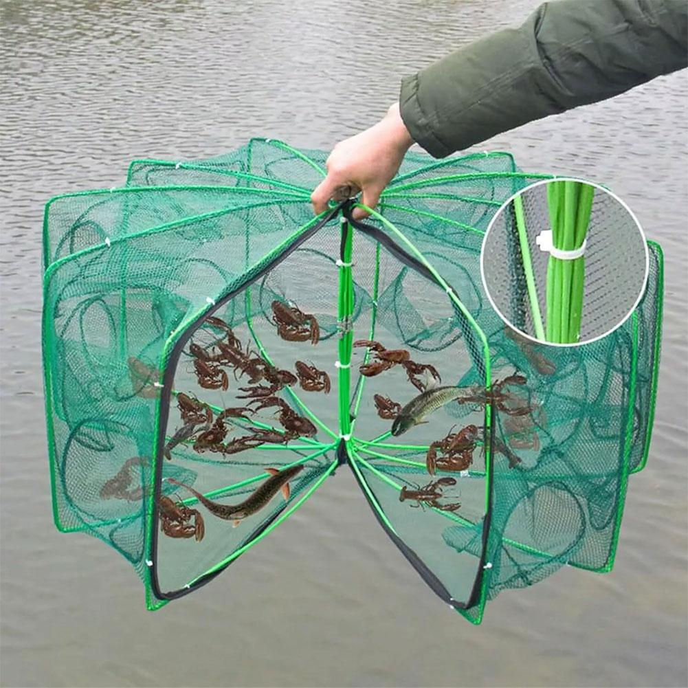 Mesh For Fishing Net/Tackle/Cage Folding Crayfish Catcher Casting/Fish Network