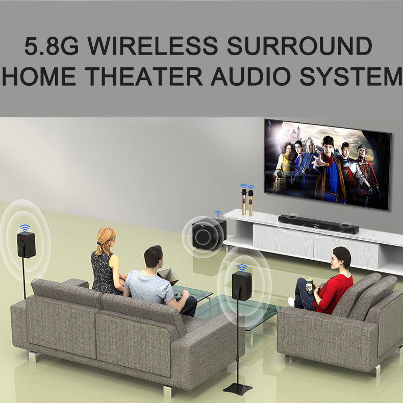 Thumbnail: 5.1 Surround Sound Speaker System 35-Inch Soundbar With 8-Inch Power