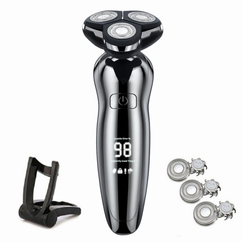 Thumbnail: Electric Razor Electric Shaver Hair Cutting Shaving Machine for Men Clipper