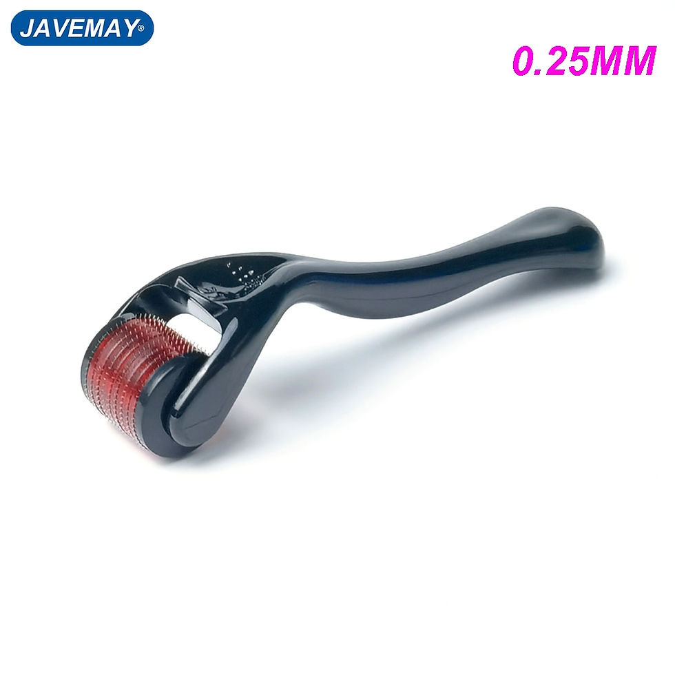 Thumbnail: Micro Needle 540 Roller Derma Roller  Dermaroller Titanium Hair Regrowth Beard 