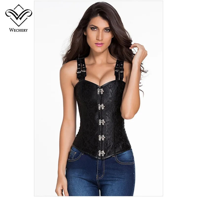 Thumbnail: Corset Steampunk Corsets and Bustiers Slimming Gothic Corsage Corselet Corsets 