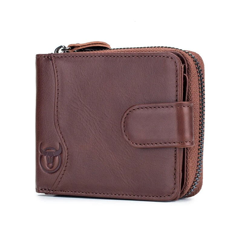 Thumbnail: BULLCAPTAIN Men's Genuine Leather Wallet Multi Functional Multi Card Capacity 
