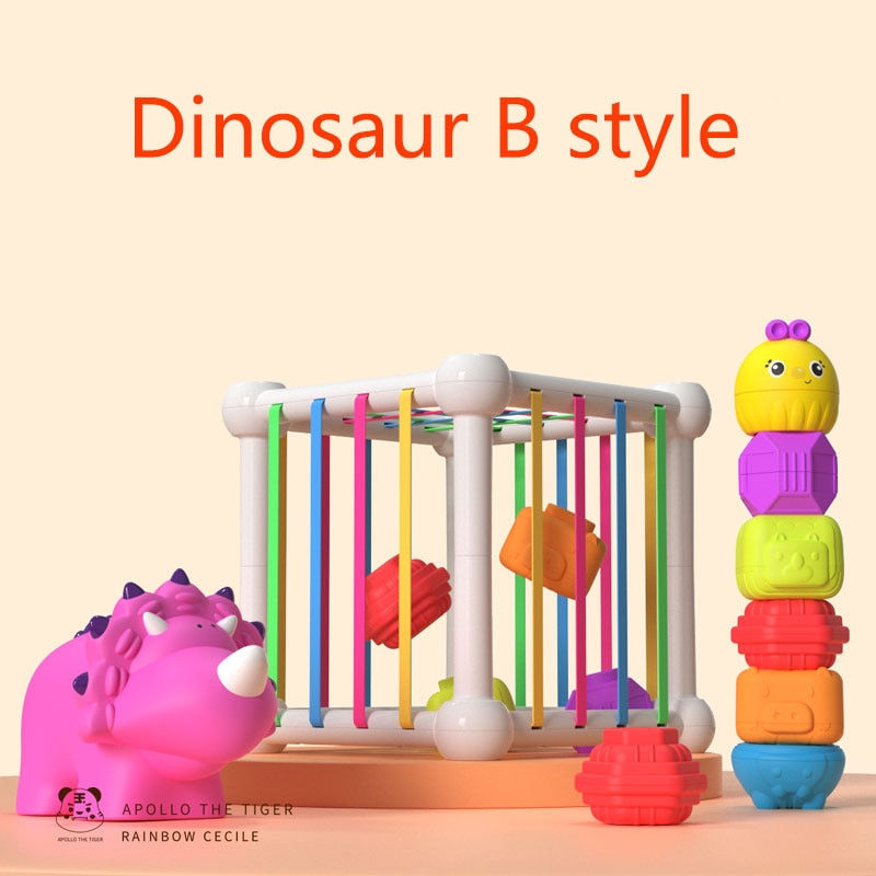 Thumbnail: Baby Shape Sorting Toys Children Montessori Educational Toys Colorful Sensory