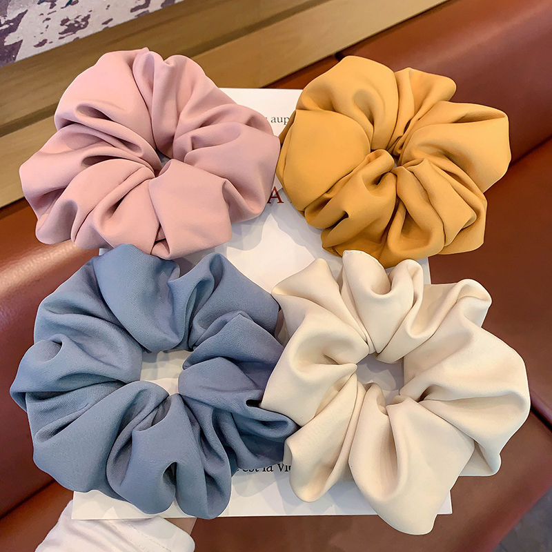 Thumbnail: Custom Oversized Designer Black Satin Hair