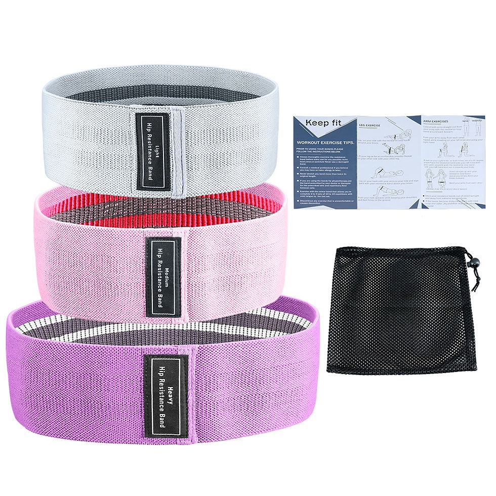 Thumbnail: Sport Fitness Resistance Bands Yoga Elastic Mini Bands Anti-slip Expander Rubber