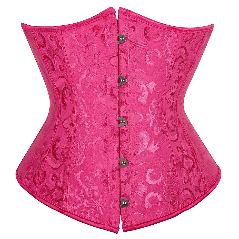 Thumbnail: SEXY Gothic Underbust Corset and Waist cincher Bustiers Top Workou