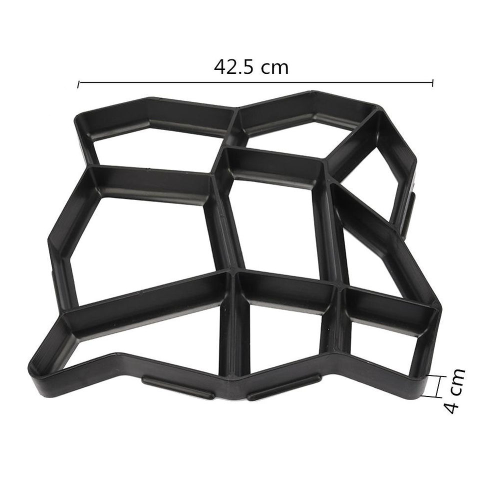 Thumbnail: Garden Walk Pavement Mold DIY Manually Paving Cement Brick Stone 