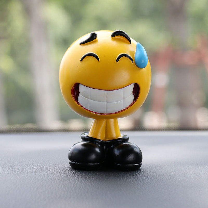 Thumbnail: Car decoration creative shaking head doll expression bag cute cartoon car person