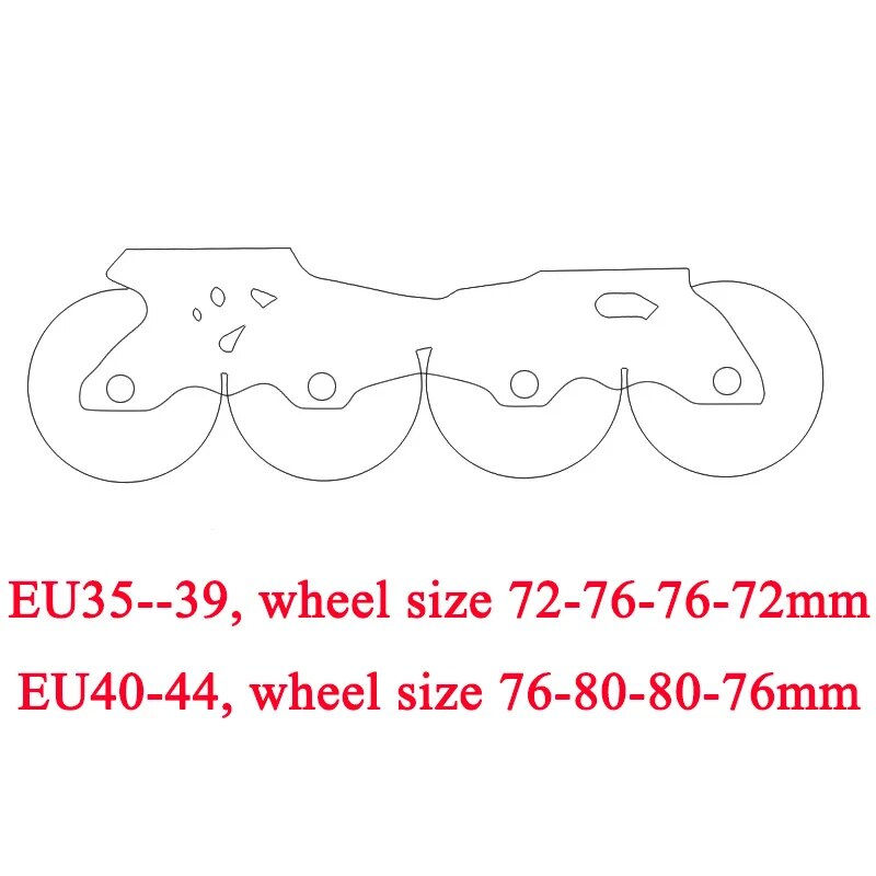 Thumbnail: Inline Speed Skates Shoes Hockey Roller Skates Sneakers Rollers Women Men
