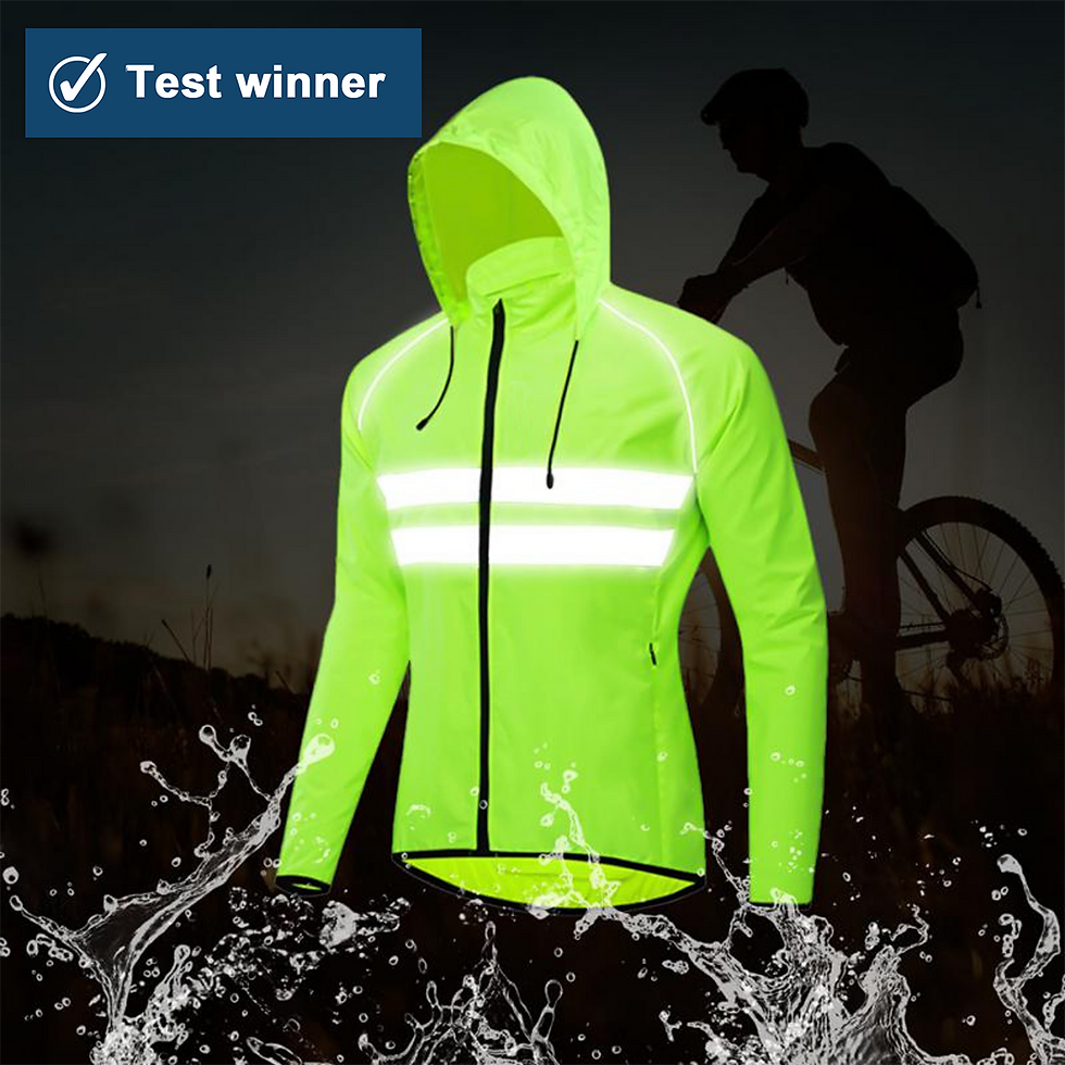 Thumbnail: Ultralight Reflective Men Cycling Jacket Windproof Waterproof Mountain Bike MTB 