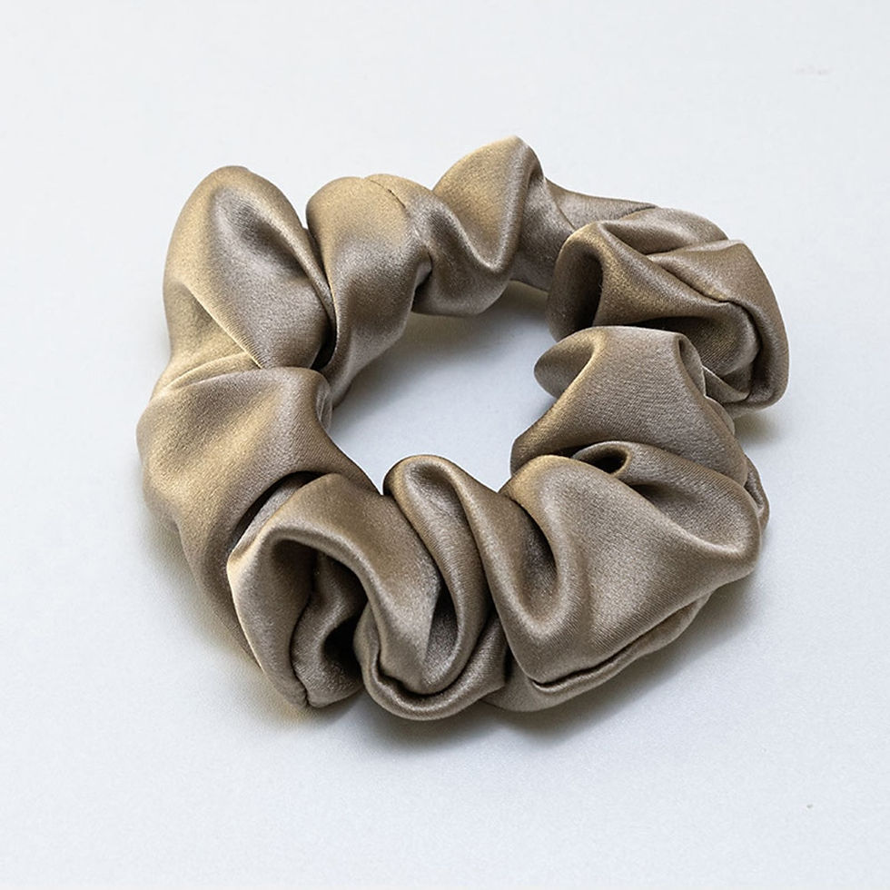 Thumbnail: 100% Silk Scrunchies Hair Accessories Charmeus