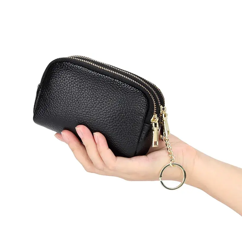 Thumbnail: Women Coin Bag Clutch Bag Leather Small Mini Wallet Female Wallet Clutch Carte 