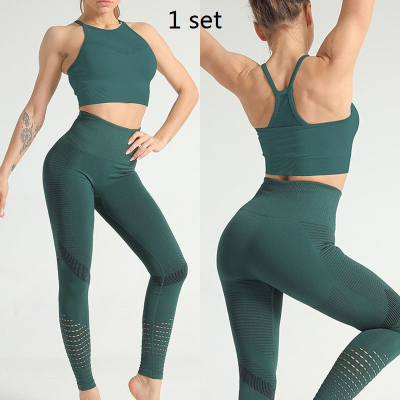 Thumbnail: High Waist Seamless Leggings Push Up Leggins Sport Tights Women 