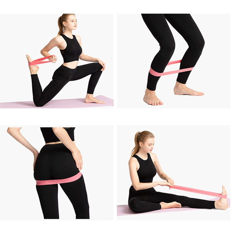 Thumbnail: Resistance Bands Set 5 Pcs Squat Elastic Band For Fitness Pilates Expander 
