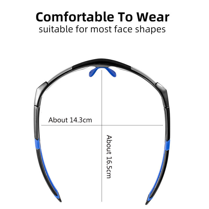 Thumbnail: ROCKBROS Photochromic Cycling Glasses Bicycle Outdoor Sports Sunglasses 