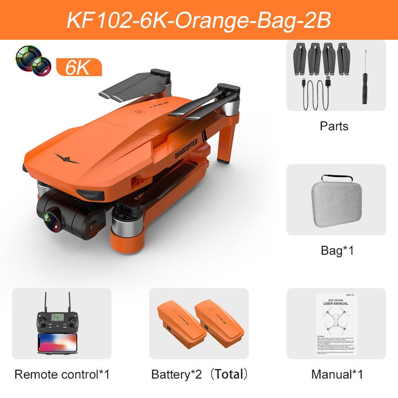 Thumbnail: 2023 New GPS Drone 4k Profesional 8K HD Camera 2-Axis Gimbal Anti-Shake Aerial 