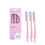 Thumbnail: 3Pcs/Set Pink Facial Eyebrow Trimmer Armpit Hair Razor Beauty Face Eye brow 