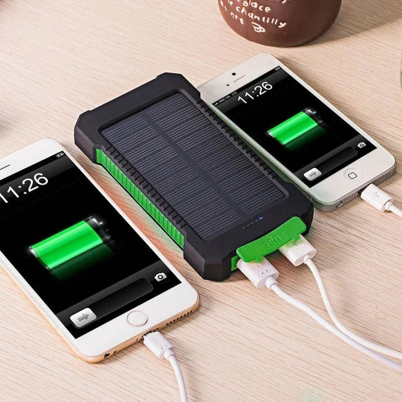 Thumbnail: 200000mah Solar Power Bank Waterproof Portable Customized Fixed Lanyard 
