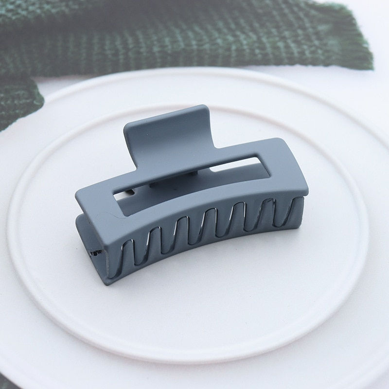 Thumbnail: New Korean Women Girls Plastic Hair Claws Hair Clips Headwear