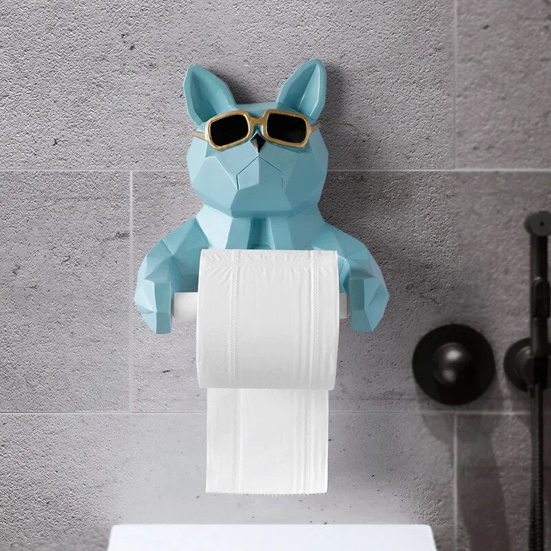 Thumbnail: animal tissue box Statue Figurine Hanging toilet paper holder Washroom Wall 
