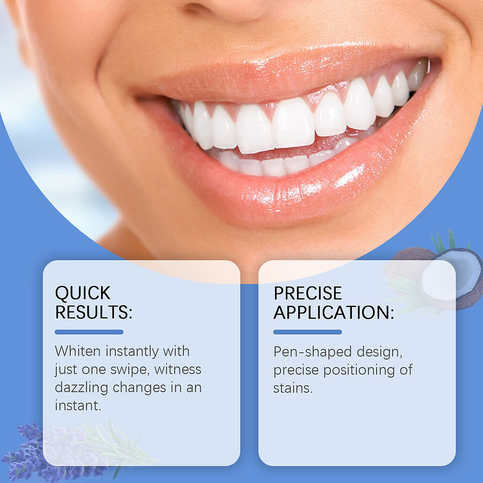 Thumbnail: Oralhoe 3mlx2pcs Teeth Whitening Pen Stain Remove Dental Care Yellow Corrector 