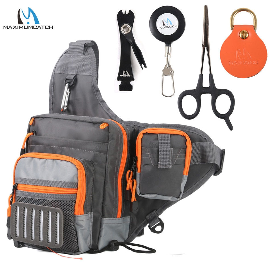 Thumbnail: Maximumcatch Crossbody Fishing Sling Bag Waterproof
